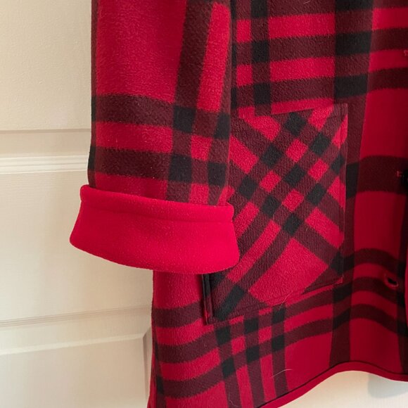 Susan Graver Weekend Reversible Polar Fleece Coat - Large - Picture 7 of 9